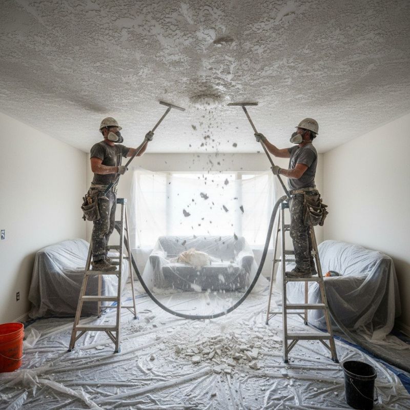 Swirl Ceiling Removal